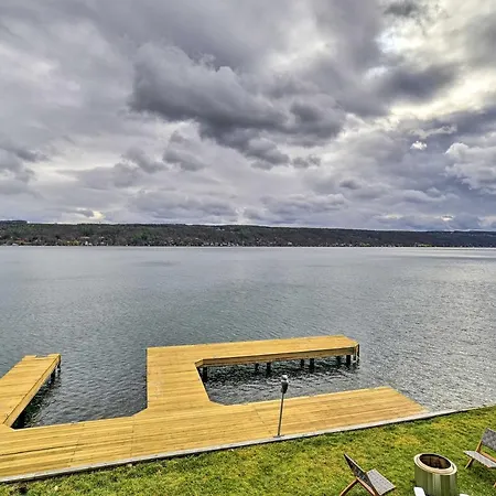 Charming Home On Keuka Lake With Dock And Fire Pit!